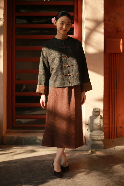 漫物记柞蚕丝双面裙XYS-W240 商品图0