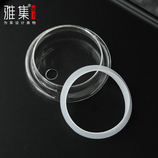 雅集玻璃杯筑茗吸管杯650ml（单杯有盖/不含吸管） 商品图3