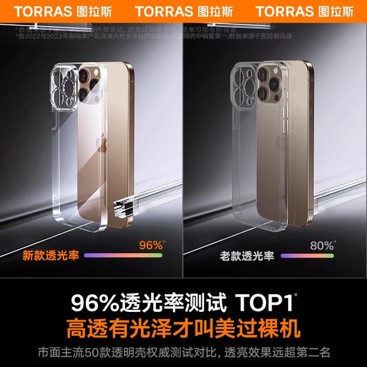 图拉斯-晶透系列手机保护壳-苹果(透明) 商品图3