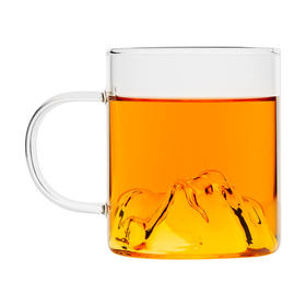 雅集玻璃杯观山杯340ml（把手款-透明）