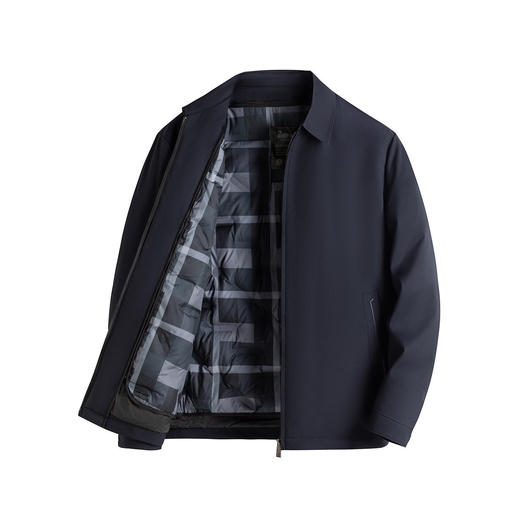 【鹅绒服】罗蒙一衣两穿老干部羽绒服男冬季加厚男士羽绒服夹克外套男 商品图1