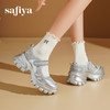 Safiya/索菲娅2025增高休闲烫钻一字带松糕厚底玛丽珍鞋SFD1111191 商品缩略图6