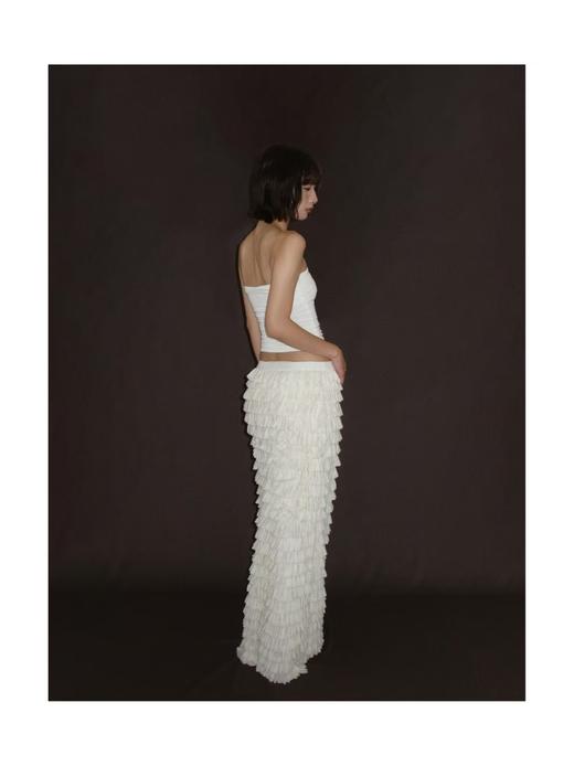 蛋糕长半裙 黑/白/红 商品图1