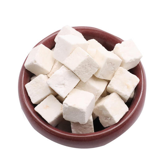 药食同源茯苓 现货500g散装手选茯苓丁茯苓块  梨花先雪 商品图3