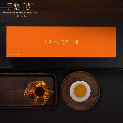 万紫千红峨眉高山红茶特级(论道)礼盒装茶叶180g 商品图0