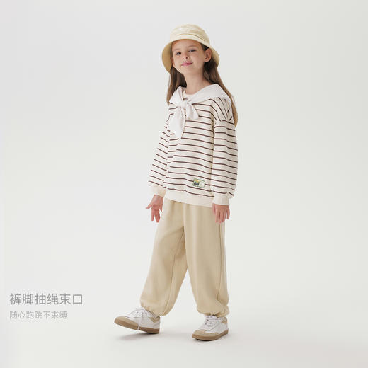 马克珍妮女童宽松活力灯笼裤儿童运动裤束脚裤2025春装新款250263 商品图4