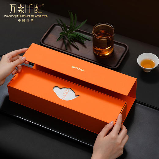 万紫千红峨眉高山红茶特级(论道)礼盒装茶叶180g 商品图2