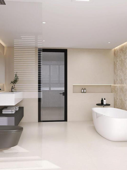 CAT-C12628 600*1200mm 哑面淡黄色系泥墙面瓷砖 商品图1