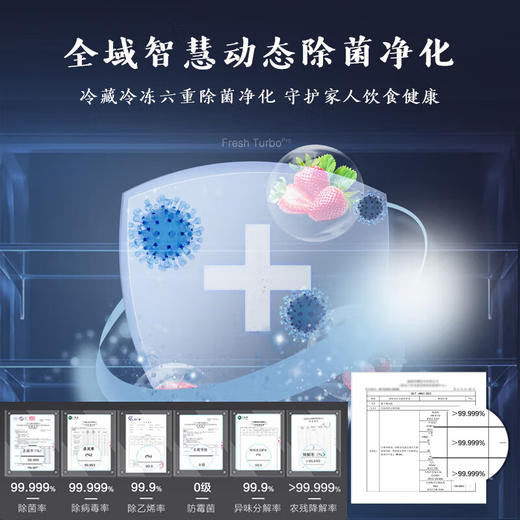 卡萨帝（Casarte）星空505升四开门大容量嵌入式一级能效无霜变频家用冰箱BCD-505WGCTDMFGYU1 商品图6