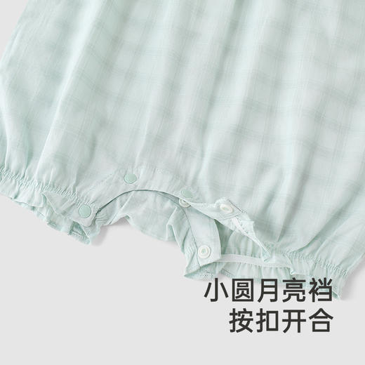 【商场同款】英氏婴儿衣服夏季纯棉透气女宝连体衣假两件2025新款 商品图3