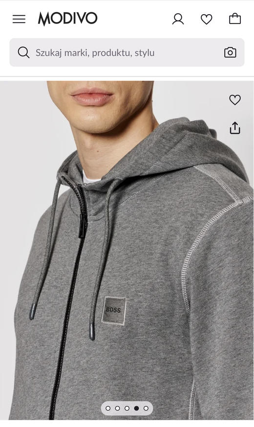 H.B 小方块 全棉毛圈拉链连帽帽衫卫衣 WY890 商品图0