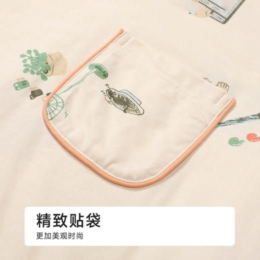 都市丽人女士特价棉质短袖套装薄32支CVC单面超值精选短袖类LHH2A9 商品图6