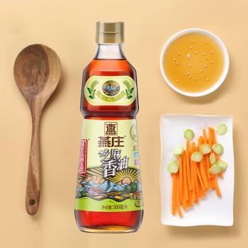 燕庄 香油402ml【一级】100%纯芝麻油 凉拌火锅油碟调味 /粮油调味 /调味品 /调味油 商品图5