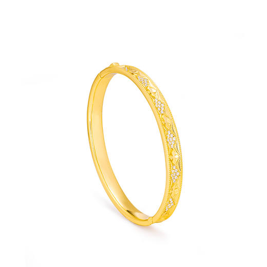 GAONAS 中式国风美金色华丽设计手镯11258SGO 商品图0