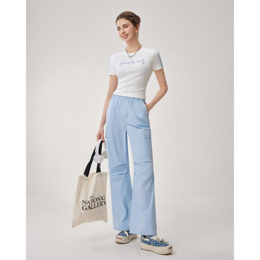 IEF/爱依服2025时尚套装 夏季 美式甜酷休闲运动风百搭上下套裤D41008 商品图1