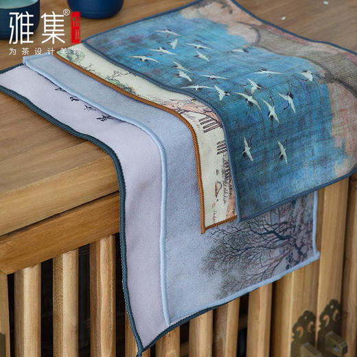 雅集茶具吸水茶巾36cm*18cm(翠谷山居） 商品图1