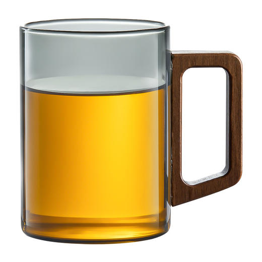 雅集玻璃杯直身杯450ml（烟灰） 商品图0