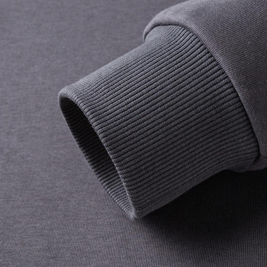 【加绒加厚】罗蒙男士秋冬含桑蚕丝长袖卫衣舒适百搭时尚胸花男士卫衣 商品图7