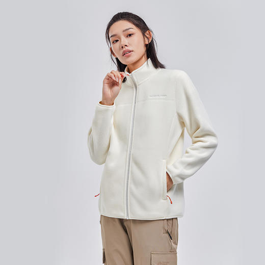 拓路者抓绒衣女款2024年秋季户外立领防风加绒摇粒绒保暖上衣外套 商品图4