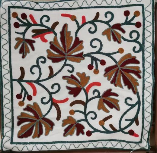 刺绣艾绒坐垫 | 合作生产 | 基地直发包邮  * Embroidery mugwort floss seat cushion 商品图3