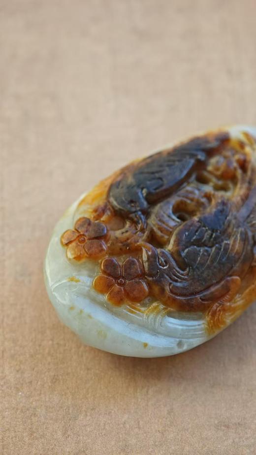 喜上梅梢·和田吊坠【嘉石576】 商品图4