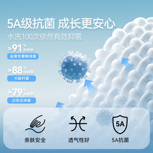 男女童长袖家居服套装春季新款安奈儿童装JM511058 商品图3