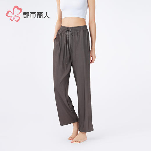都市丽人女士家居长裤薄梭织竹纤维超值精选单条裤LHH8A1 商品图2