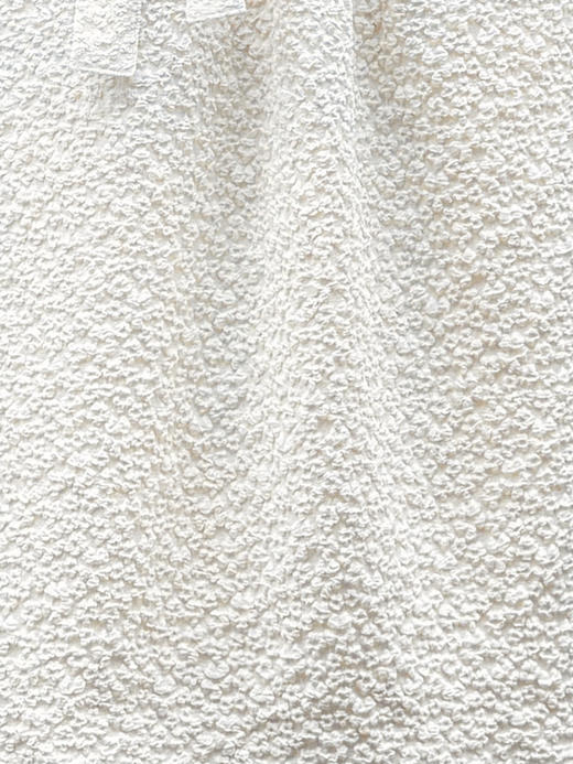 TYNVIE 提花泡泡袖中长连衣裙 - 白色 商品图10