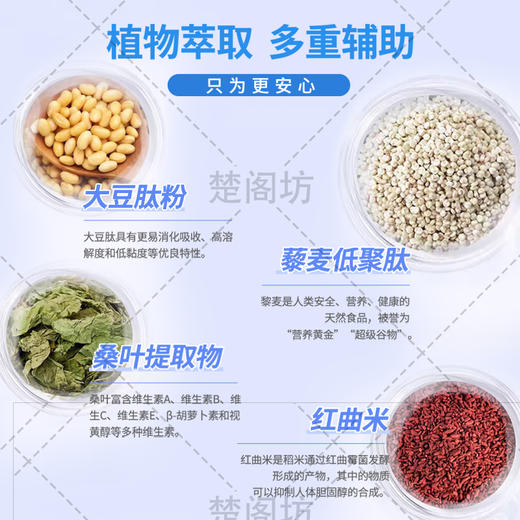 莫安利尼 官方旗舰店正品保障 红曲米桑叶藜麦肽维生素片莫安利尼 商品图2