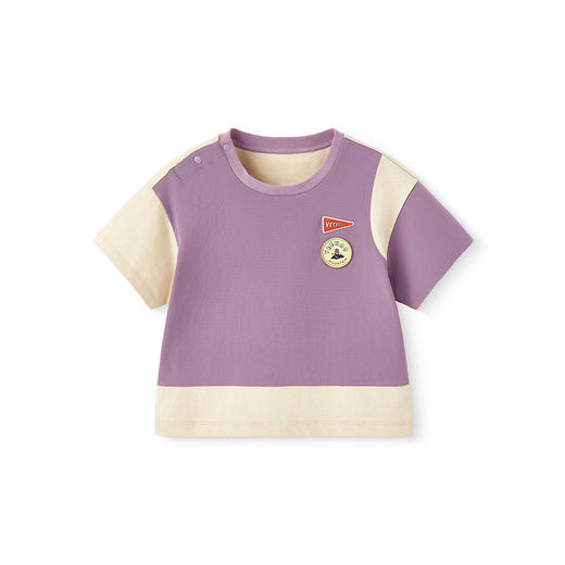 【户外探索系列】英氏儿童T恤上衣夏季短袖透气吸湿速干男童休闲T恤套头衫2025新款 商品图4