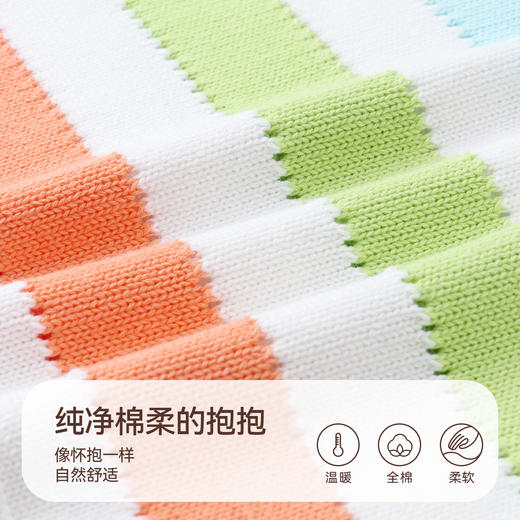 【实体店同款】女童彩虹多巴胺风长袖卫衣毛衣新款安奈儿童装AG414535 商品图3