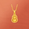 周六福黄金吊坠女款碎金小葫芦黄金镶嵌5G足金吊坠福禄双全 商品缩略图2