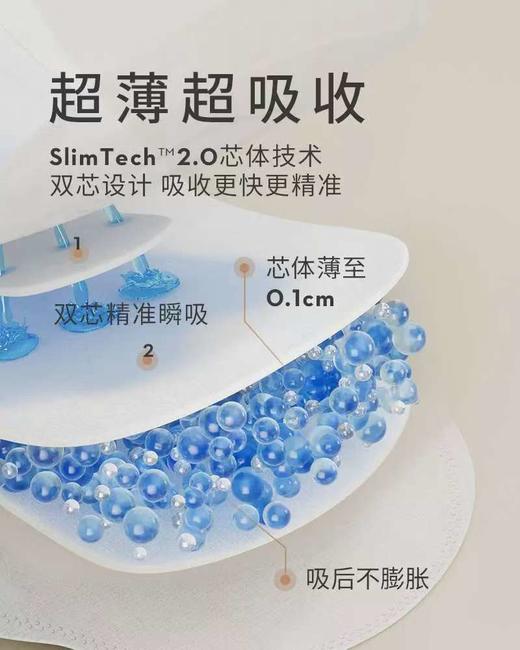 LOVEKINS纯棉超薄无胶芯卫生巾 商品图2