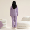【冬季迎新】洁丽雅正品珊瑚绒圆领睡衣舒适亲肤保暖长袖长裤套装 商品缩略图4