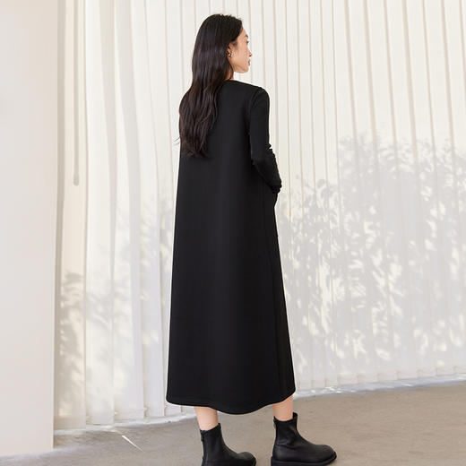 IC 秋冬法式优雅设计背心连衣裙女新款通勤休闲气质高级感裙子 商品图3