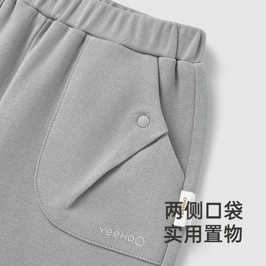 【商场同款】英氏儿童休闲裤夏季男童裤子纯棉短裤透气2025新款 商品图3