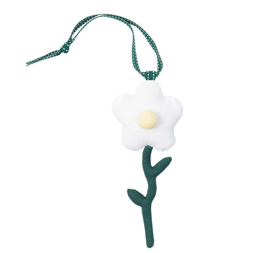 芽小七原创白蔷薇花手工缝制书包背包挂件挂饰可爱公仔钥匙扣玩偶 商品图4