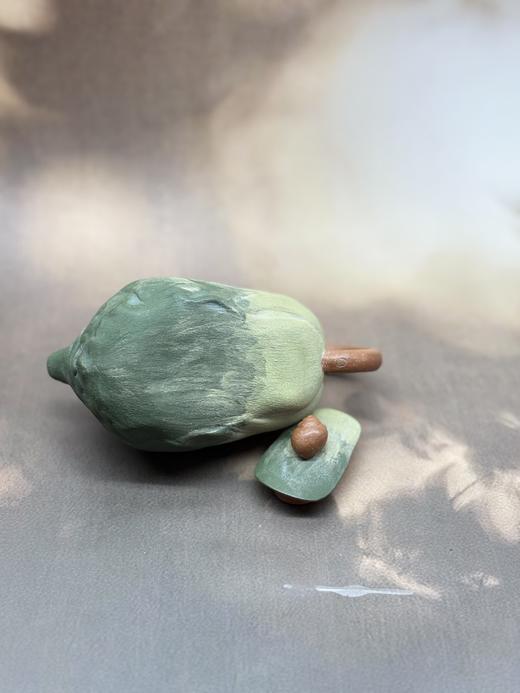 老段泥粉浆白菜壶紫砂壶 约150ml 商品图3