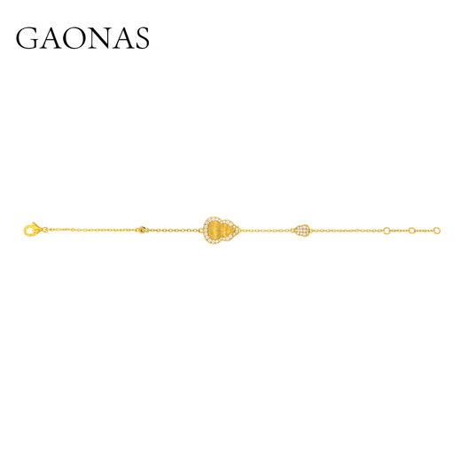 GAONAS  洪福齐天红色新春葫芦设计手链11234SR 商品图2