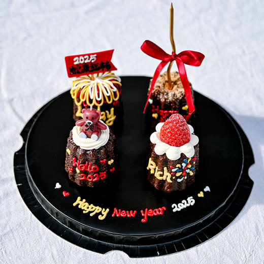 2025蛇来福转·天使的铜铃·下午茶蛋糕 | 烤爱 商品图0