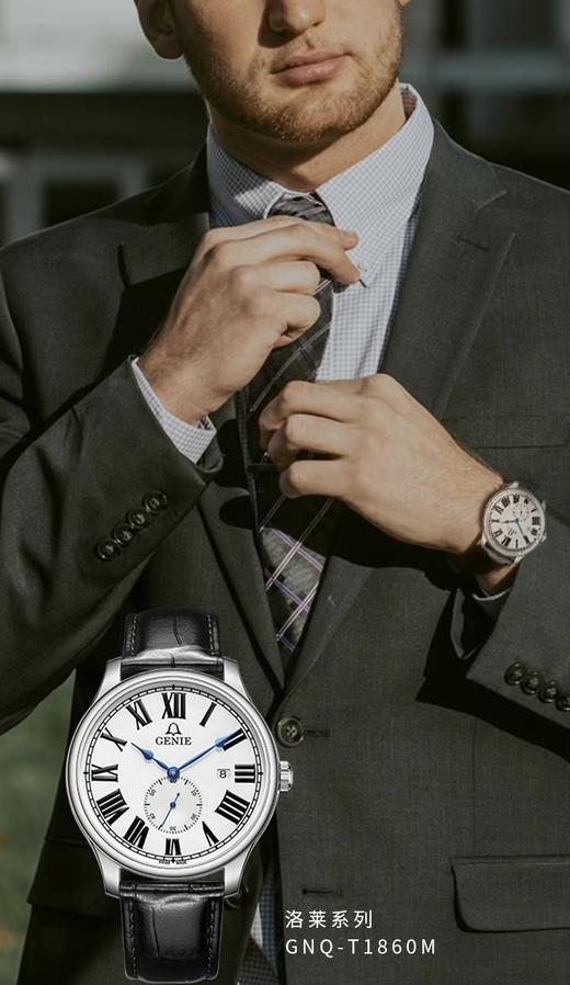 瑞士爵尼洛莱系列腕表男表T1860M-AW-1 商品图1