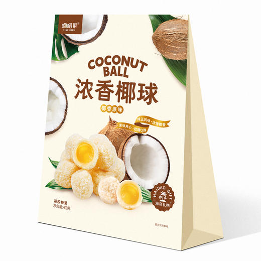 嘀嗒果浓香椰球400g 商品图3