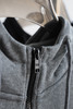 H.B 小方块 全棉毛圈拉链连帽帽衫卫衣 WY890 商品缩略图4
