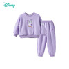 迪士尼新款黛丝印花女童运动服套装萌娃踏青休闲卫衣卫裤ZD1ET006 商品缩略图10