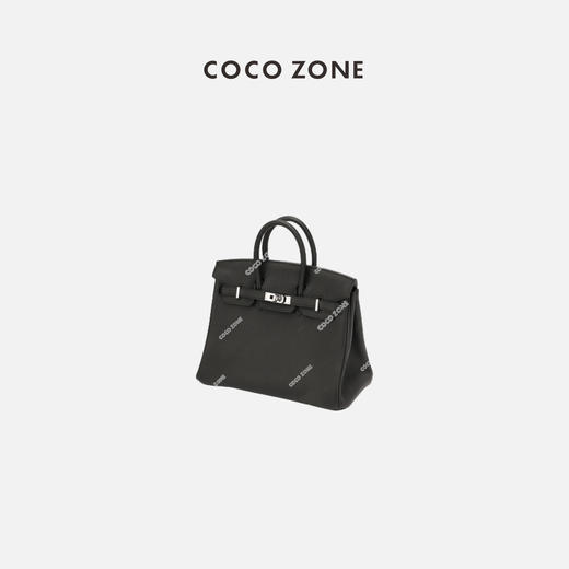 COCO ZONE 高级感银色扣大容量手提轻奢女包 23C30297 商品图0