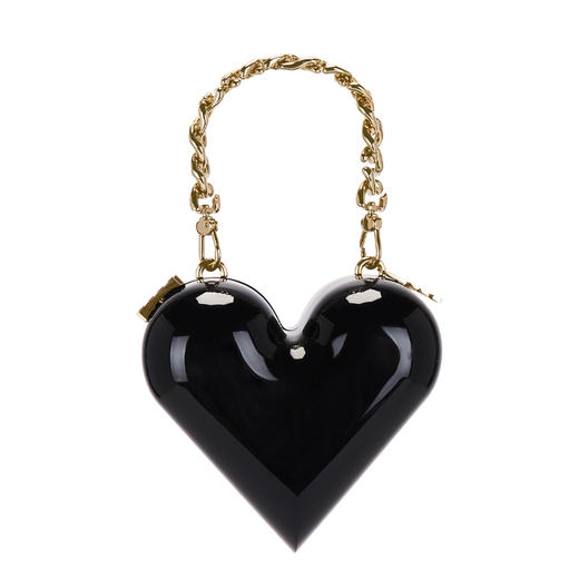 GCDS 女士爱心手提包 黑色 A2OW5604AB499 商品图0