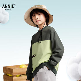 男童圆领长袖卫衣春季新款安奈儿童装EB511018