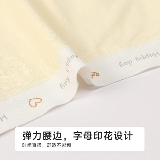 都市丽人纯棉系列RC提花舒肤棉平角裤LKH5D7 商品图4