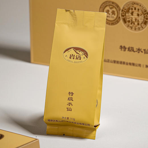 正山堂岩语 万家水仙茶叶礼盒装 特级武夷山岩茶乌龙茶送礼长辈99g 商品图5