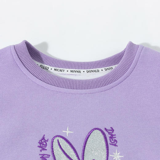 迪士尼新款黛丝印花女童运动服套装萌娃踏青休闲卫衣卫裤ZD1ET006 商品图6